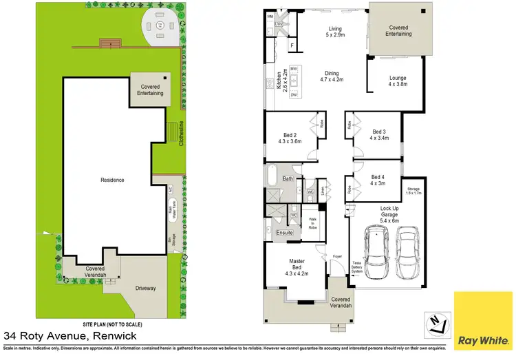Floorplan of Homely house listing, 34 Roty Avenue, Renwick NSW 2575