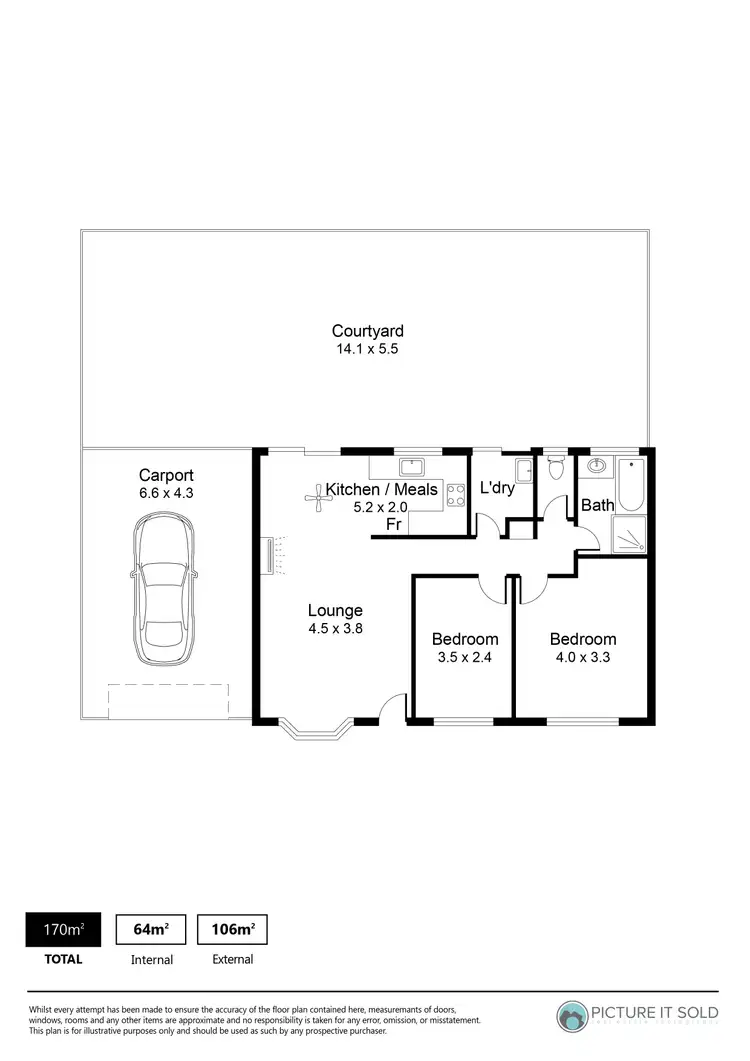 Floorplan of Homely unit listing, 9/28 South Terrace, Pooraka SA 5095