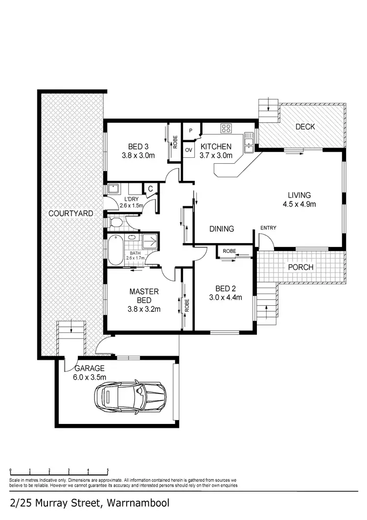Floorplan of Homely house listing, 2/25 Murray Street, Warrnambool VIC 3280