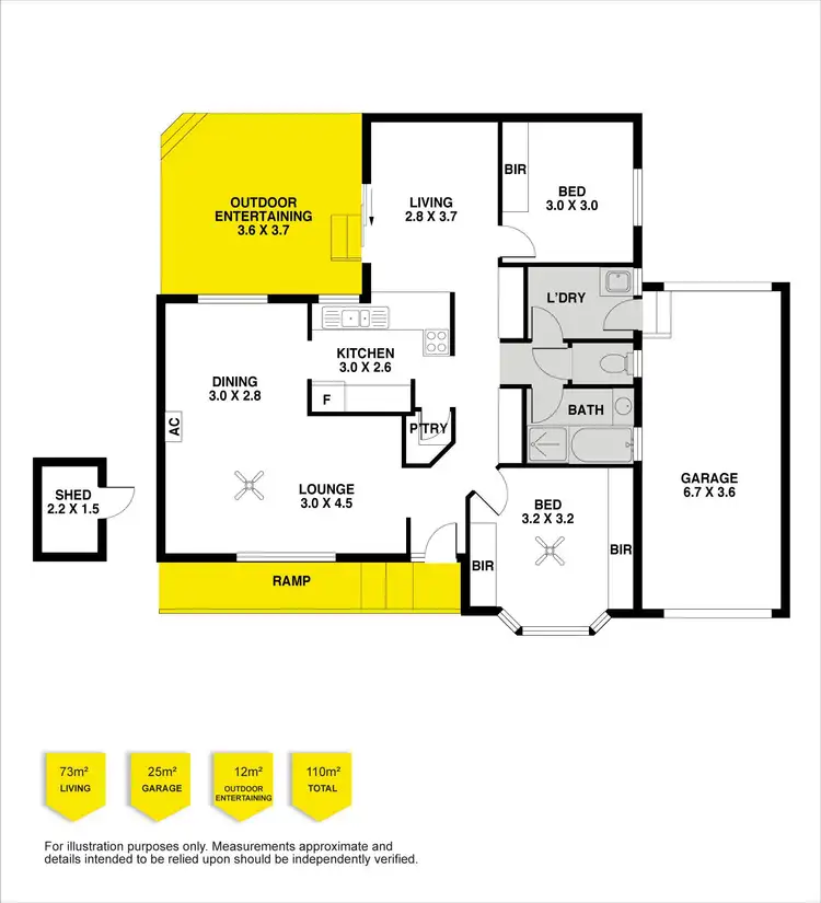 Floorplan of Homely retirement listing, 85 Rosetta Village, 1 - 27 Maude Street, Victor Harbor SA 5211