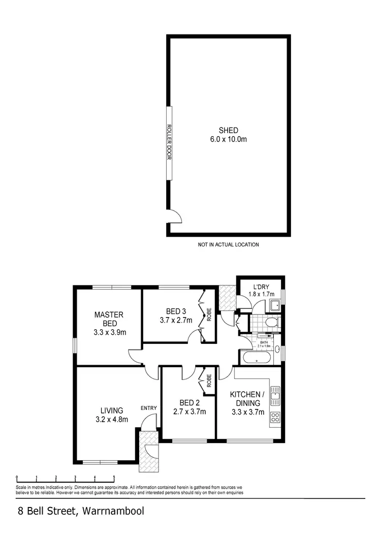 Floorplan of Homely house listing, 8 Bell Street, Warrnambool VIC 3280