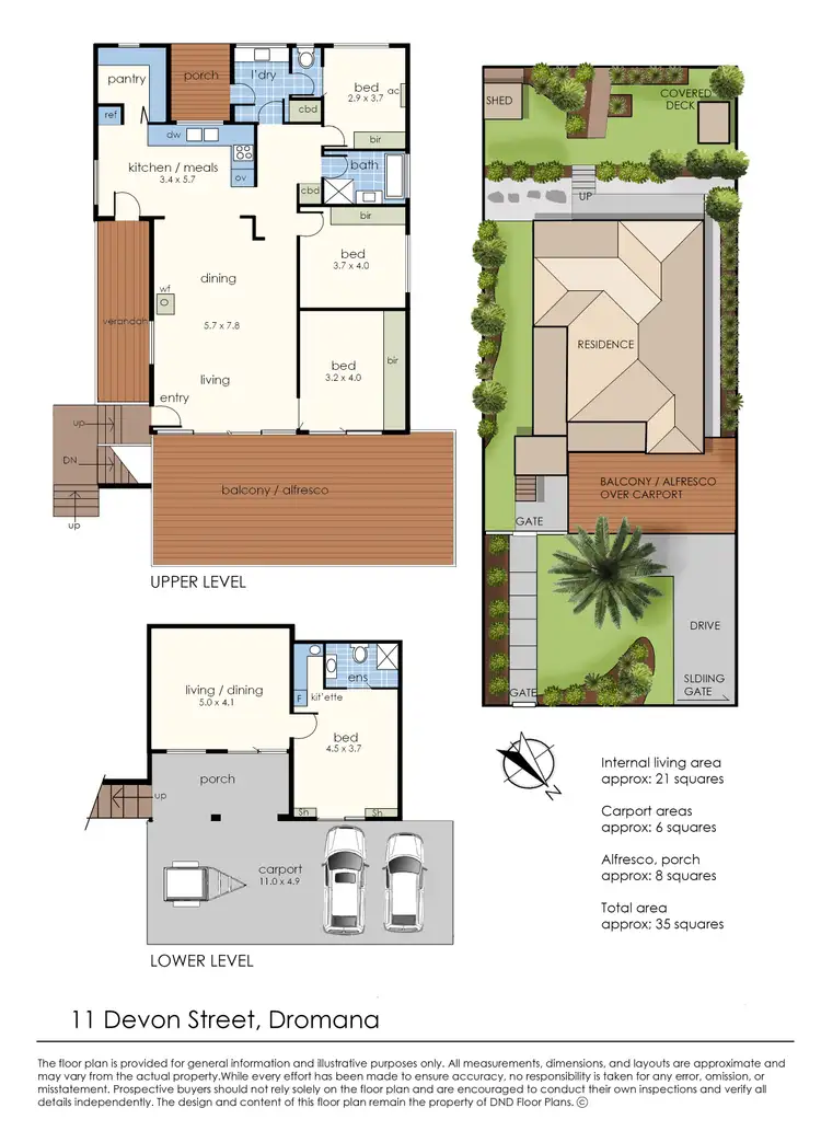 Floorplan of Homely house listing, 11 Devon Street, Dromana VIC 3936