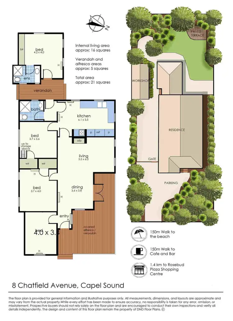 Floorplan of Homely house listing, 8 Chatfield Avenue, Capel Sound VIC 3940