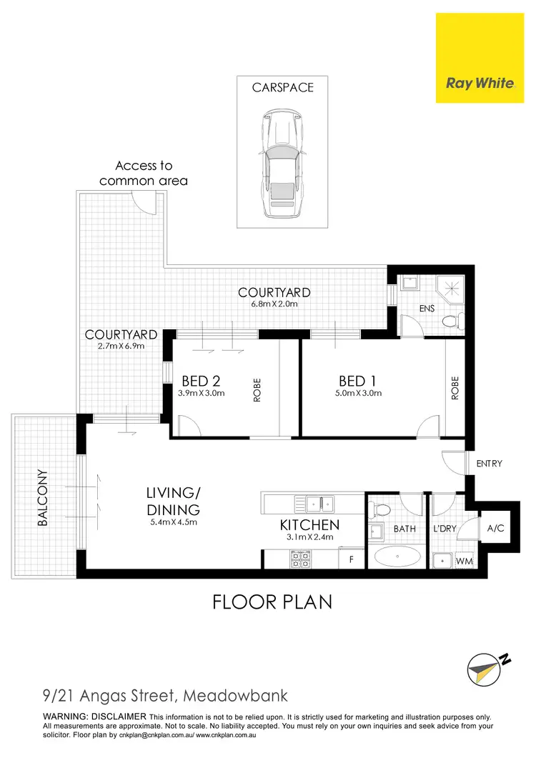 Floorplan of Homely apartment listing, 9/21 Angas Street, Meadowbank NSW 2114