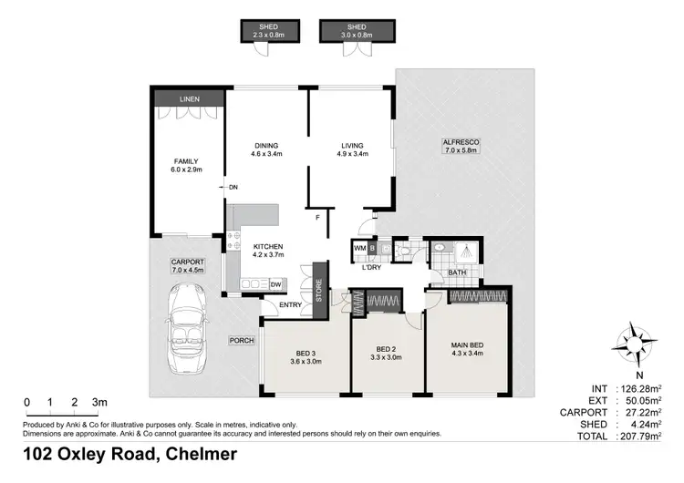 Floorplan of Homely house listing, 1a Leybourne Street, Chelmer QLD 4068