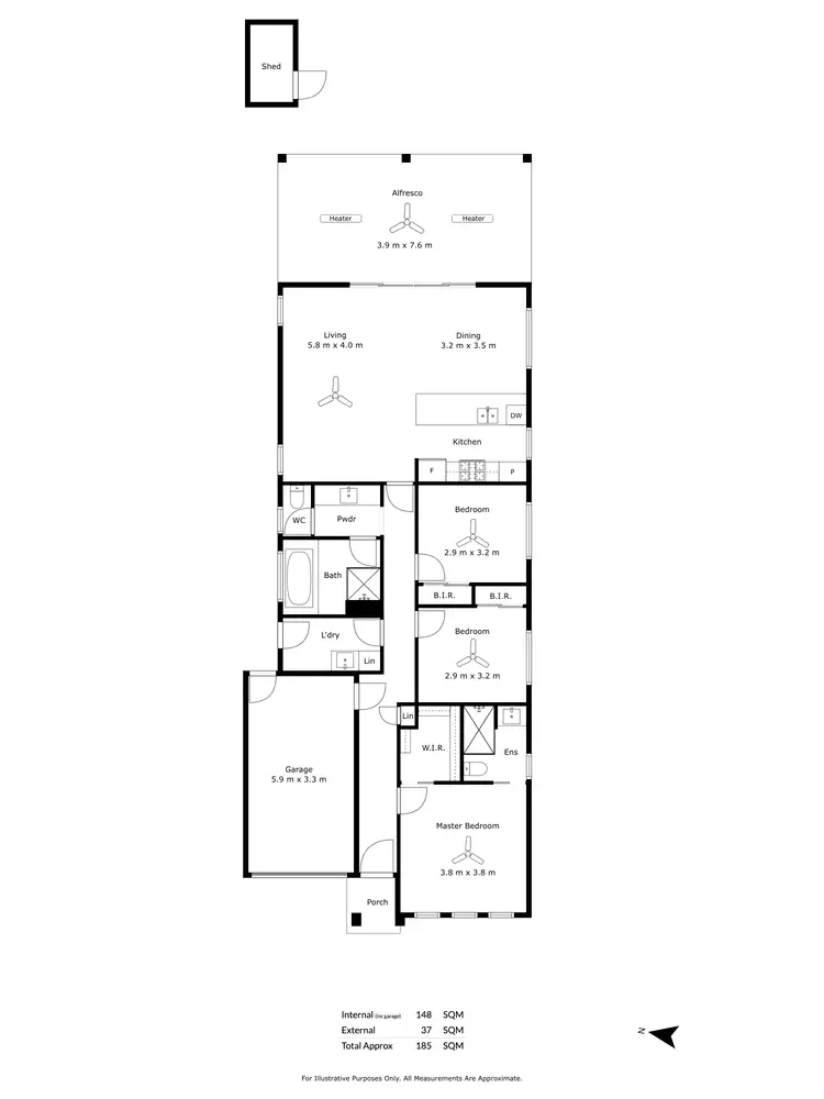 Floorplan of Homely house listing, 25A Fort Street, Grange SA 5022