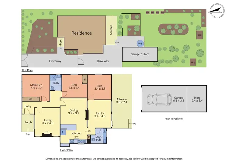 Floorplan of Homely house listing, 6 Haig Street, Ringwood VIC 3134
