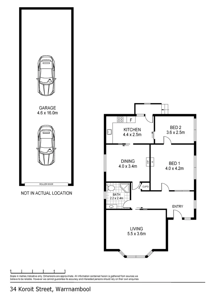 Floorplan of Homely house listing, 34, 36 & 38 Koroit Street, Warrnambool VIC 3280