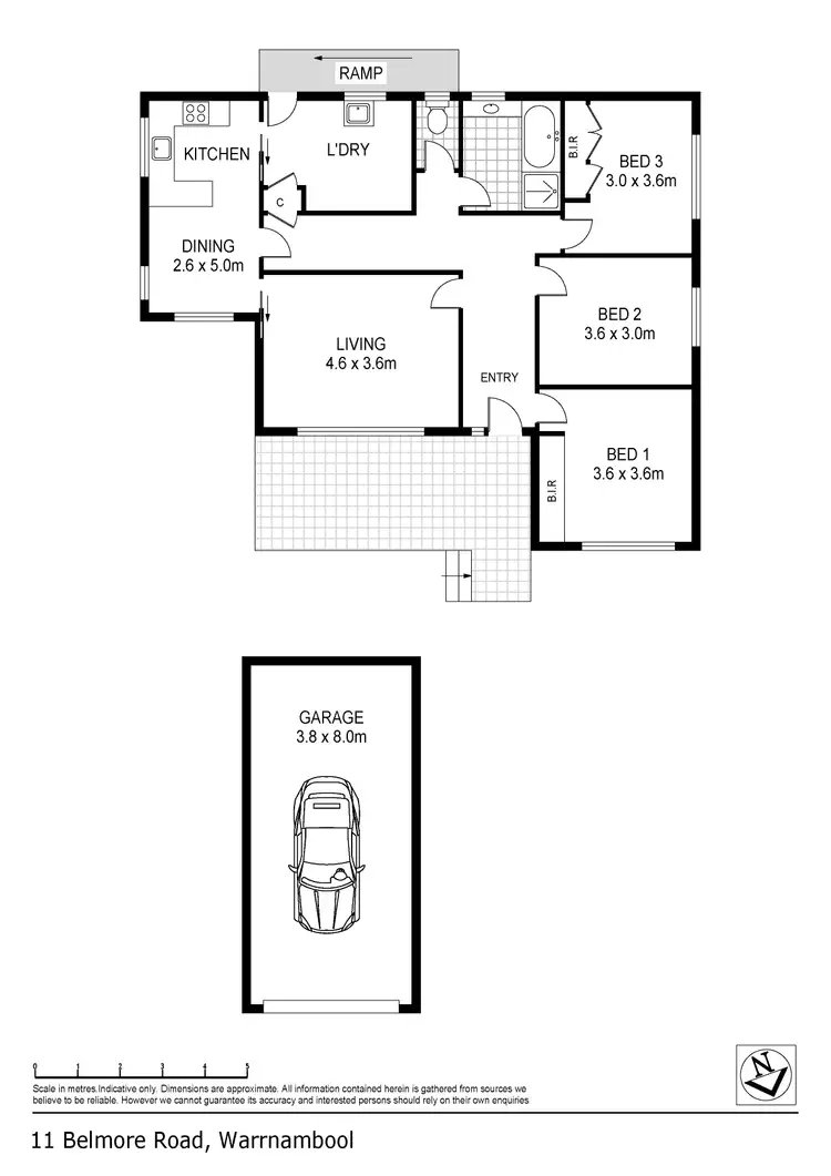 Floorplan of Homely house listing, 11 Belmore Road, Warrnambool VIC 3280