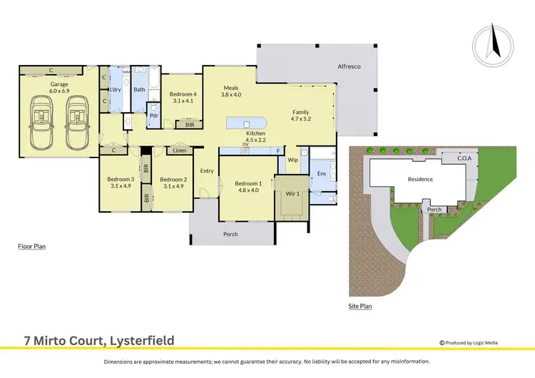 Floorplan of Homely house listing, 7 Mirto Court, Lysterfield VIC 3156