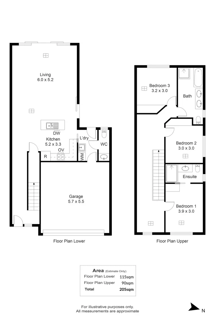 Floorplan of Homely house listing, 1 & 2/50A Barker Avenue, Flinders Park SA 5025