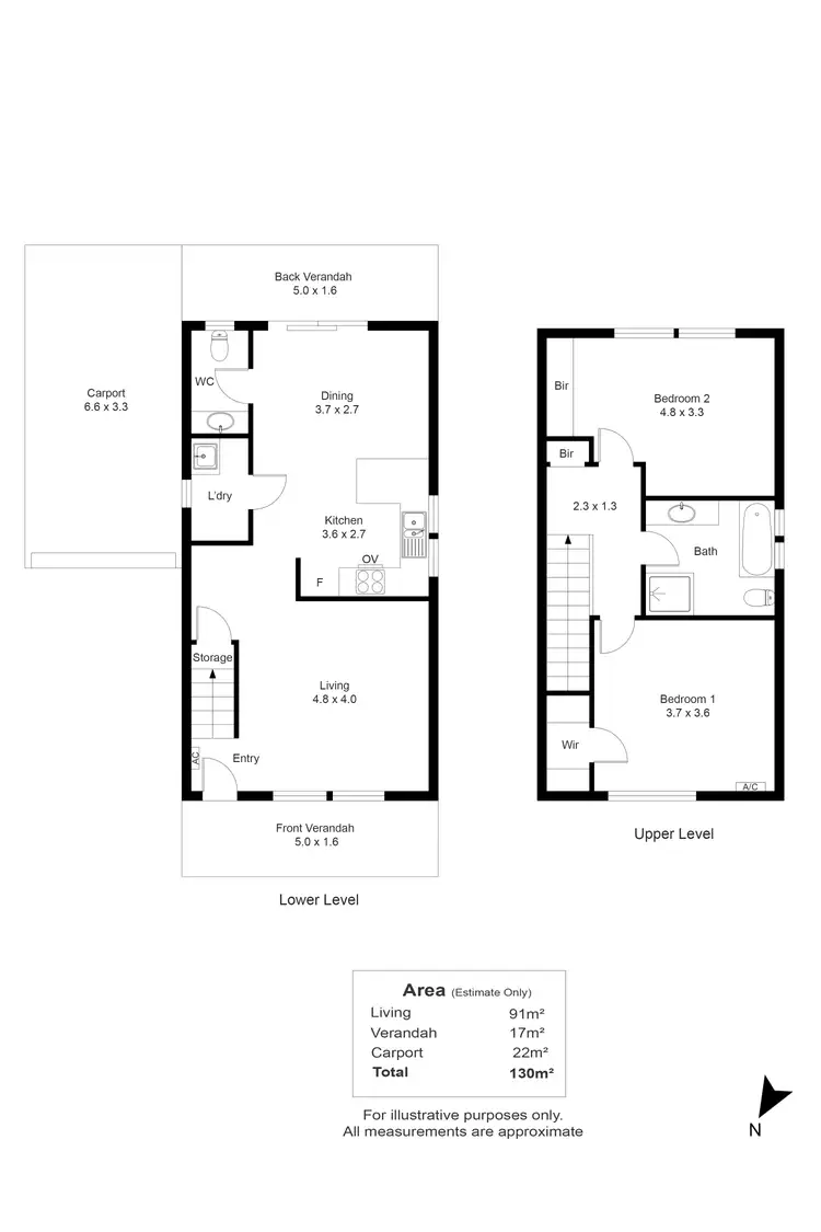Floorplan of Homely townhouse listing, 2/9 Cavendish Avenue, Devon Park SA 5008