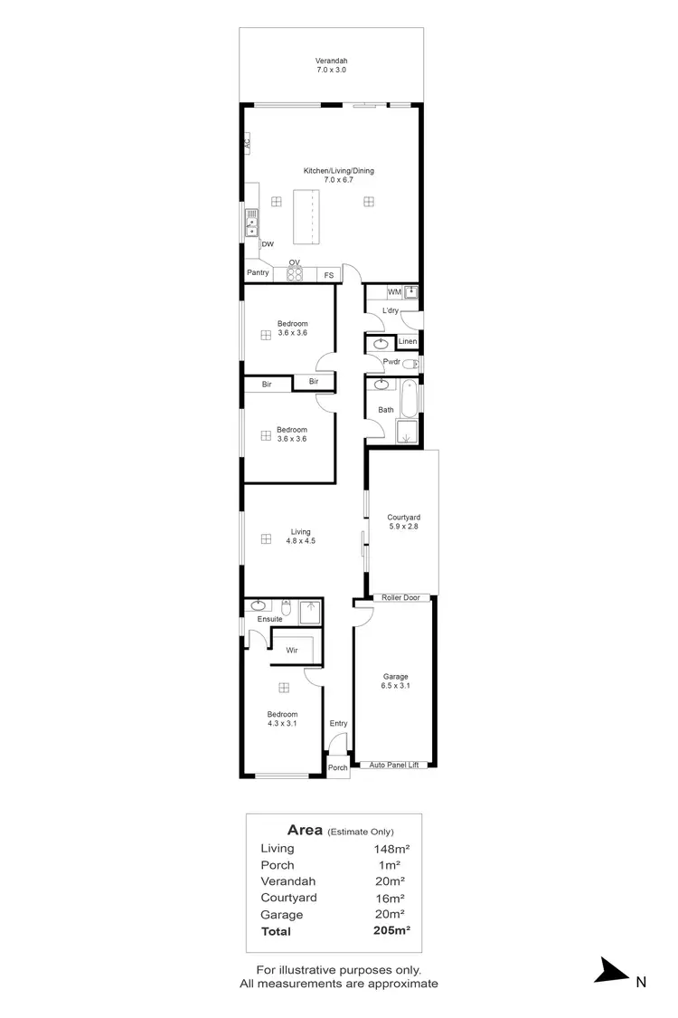 Floorplan of Homely house listing, 6 Byrness Avenue, Devon Park SA 5008