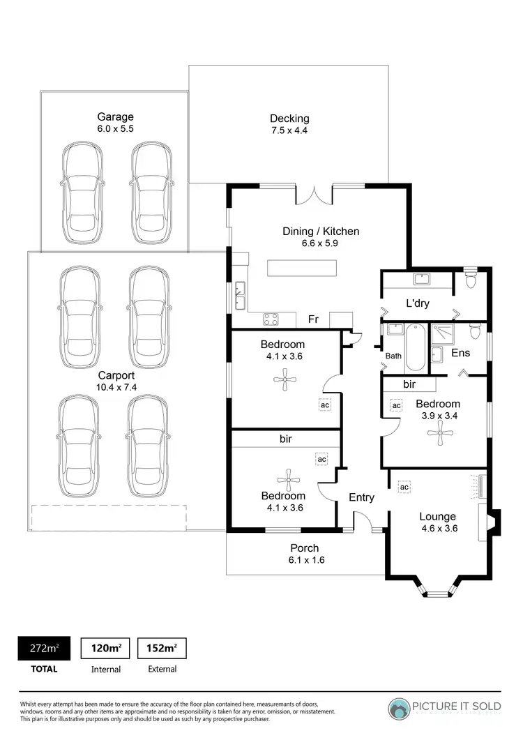 Floorplan of Homely house listing, 15 Clark Terrace, Seaton SA 5023