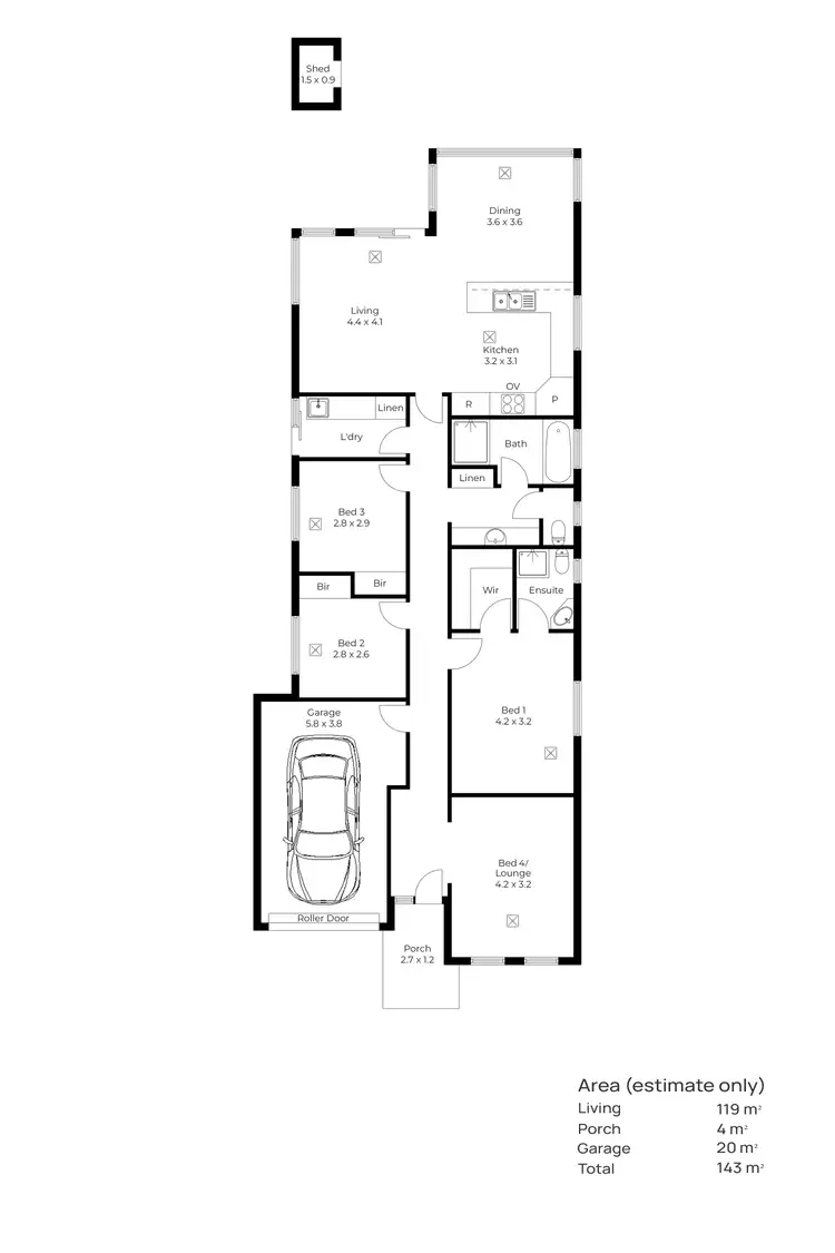 Floorplan of Homely house listing, 33 Macmillan Avenue, Mawson Lakes SA 5095