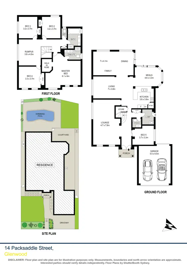 Floorplan of Homely house listing, 14 Packsaddle Street, Glenwood NSW 2768
