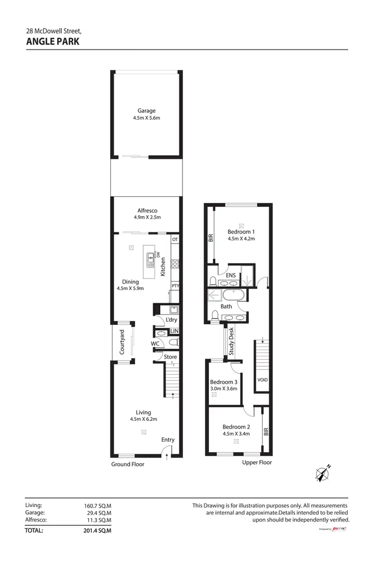 Floorplan of Homely house listing, 28 McDowell Street, Angle Park SA 5010