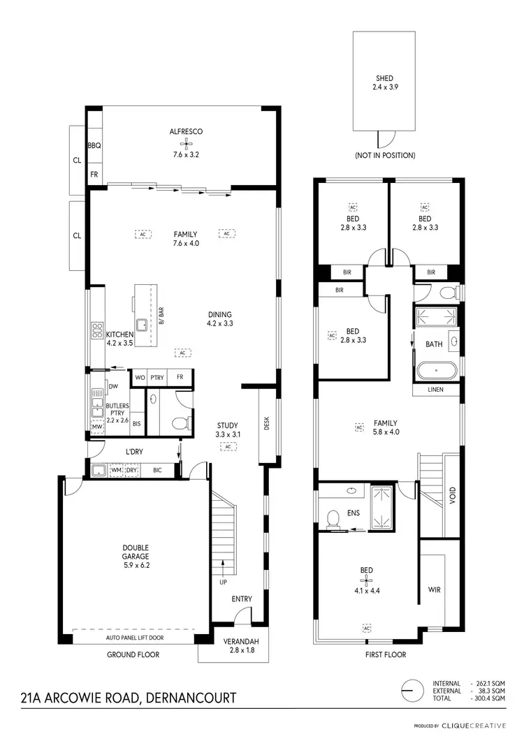 Floorplan of Homely house listing, 21A Arcowie Road, Dernancourt SA 5075