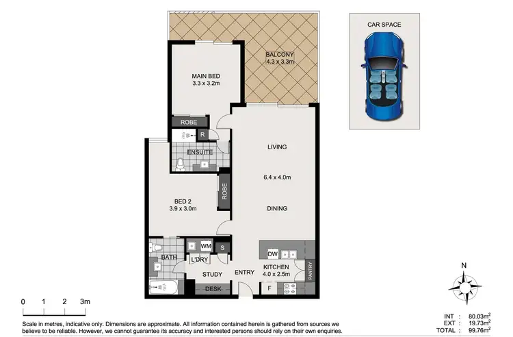 Floorplan of Homely unit listing, 108/6 Quarry Road, Sherwood QLD 4075