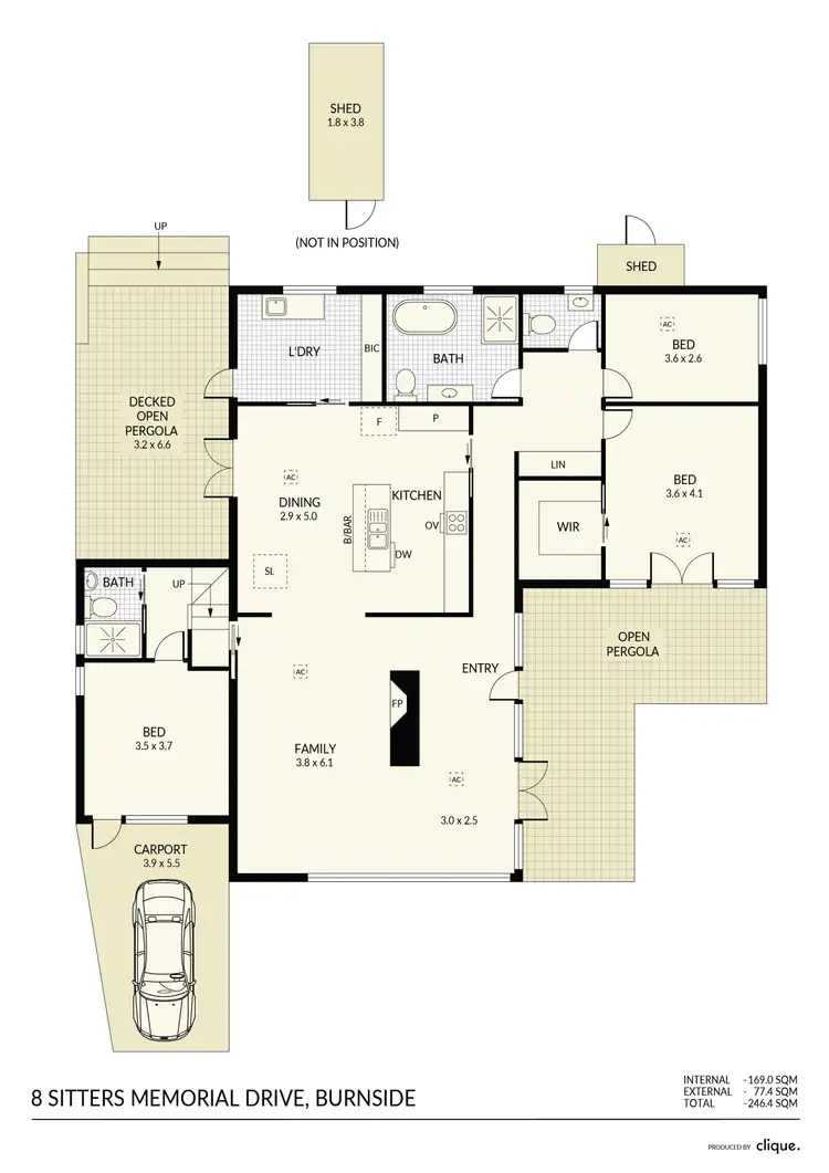 Floorplan of Homely house listing, 8 Sitters Memorial Drive, Burnside SA 5066