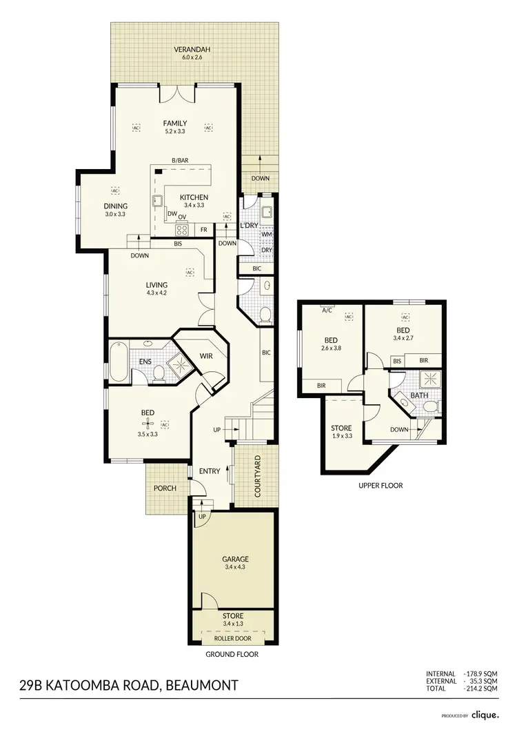 Floorplan of Homely house listing, 29B Katoomba Road, Beaumont SA 5066