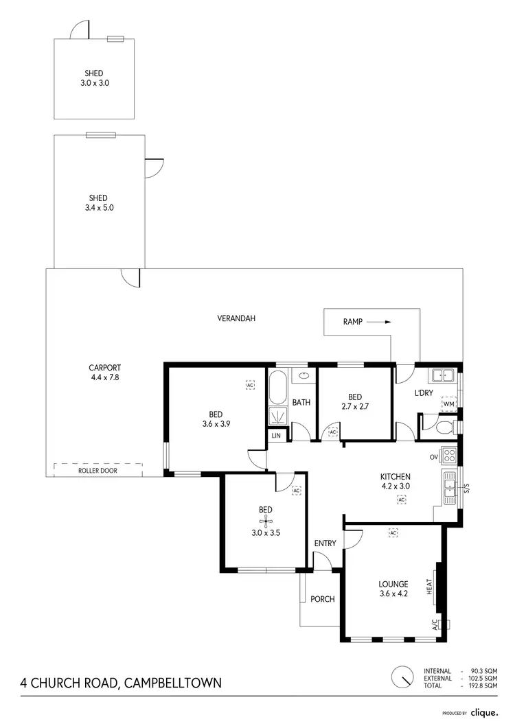 Floorplan of Homely house listing, 4 Church Road, Campbelltown SA 5074