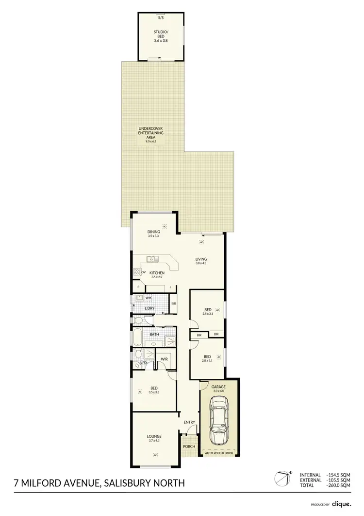 Floorplan of Homely house listing, 7 Milford Avenue, Salisbury North SA 5108
