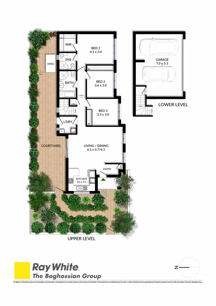 Floorplan of Homely villa listing, 1/2 Cahill Street, Beverly Hills NSW 2209