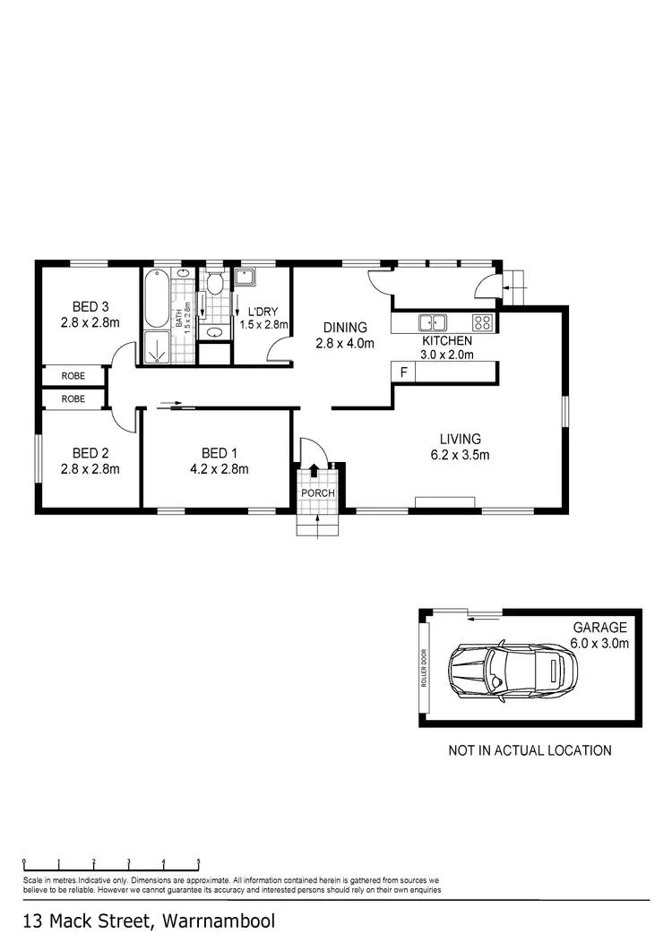 Floorplan of Homely house listing, 13 Mack Street, Warrnambool VIC 3280