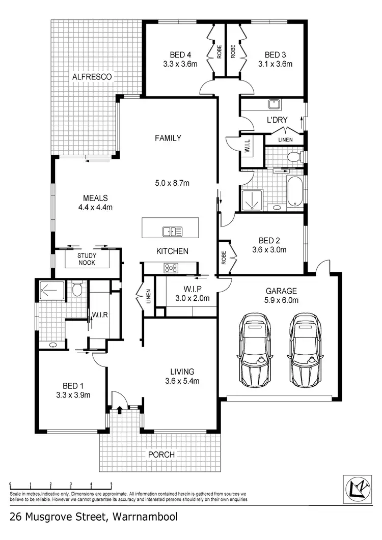 Floorplan of Homely house listing, 26 Musgrove Street, Warrnambool VIC 3280