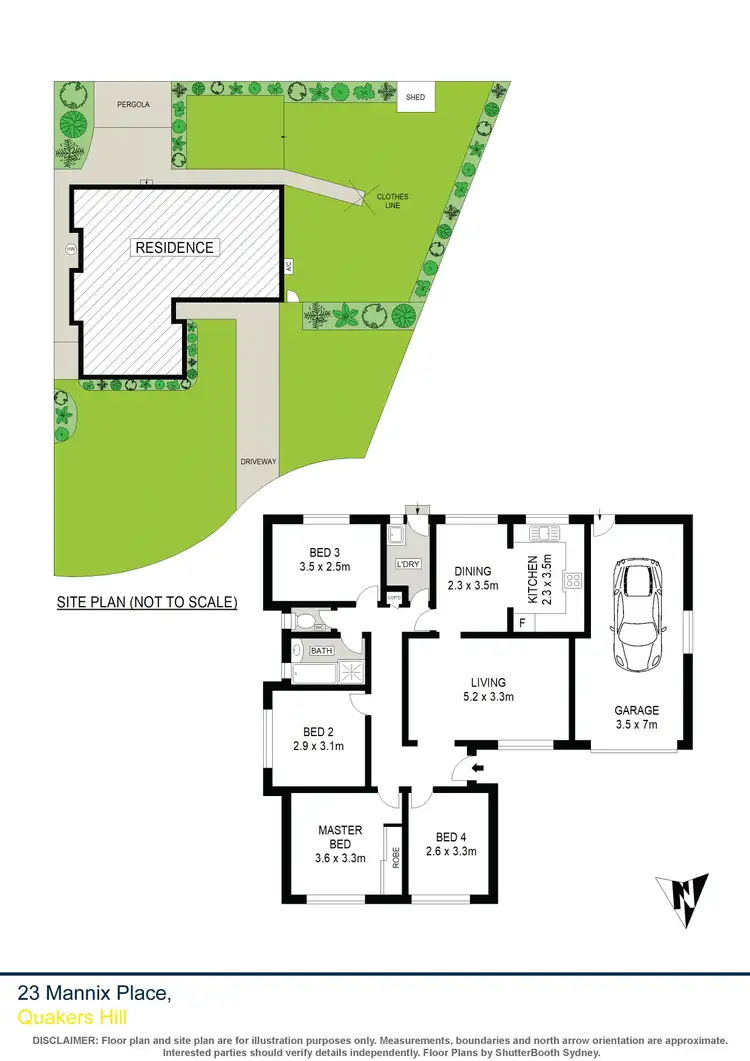 Floorplan of Homely house listing, 23 Mannix Place, Quakers Hill NSW 2763