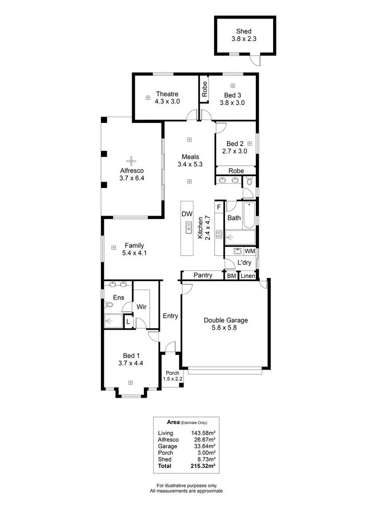 Floorplan of Homely house listing, 35 Charles Mathews Circle, St Clair SA 5011