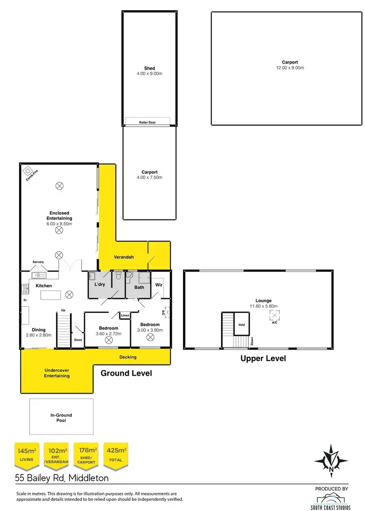 Floorplan of Homely house listing, 55 Bailey Road, Middleton SA 5213
