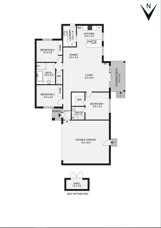 Floorplan of Homely apartment listing, 2/10 Mount Arthur Avenue, Rosebud VIC 3939