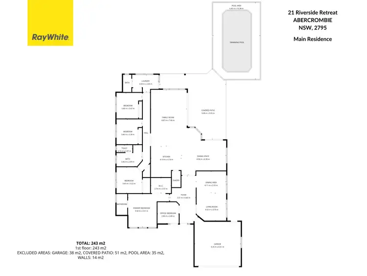 Floorplan of Homely house listing, 21 Riverside Retreat, Abercrombie NSW 2795