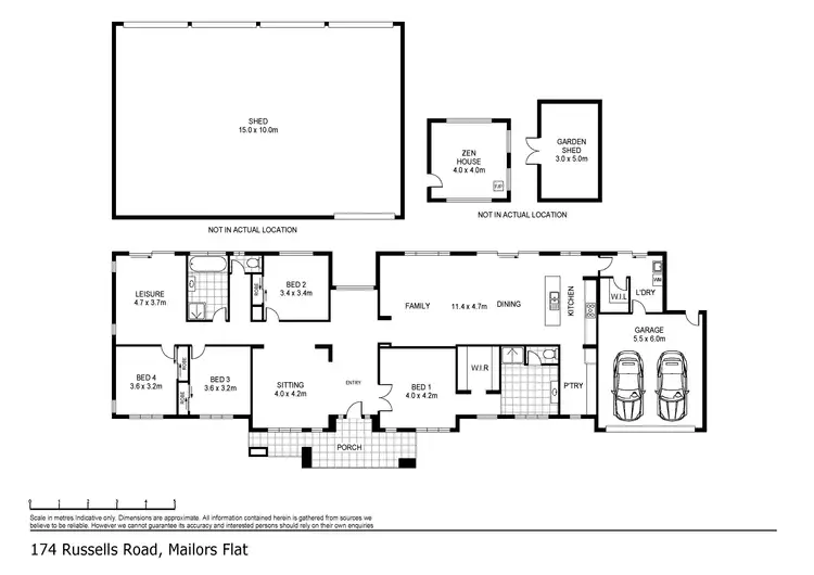 Floorplan of Homely house listing, 174 Russells Road, Mailors Flat VIC 3275