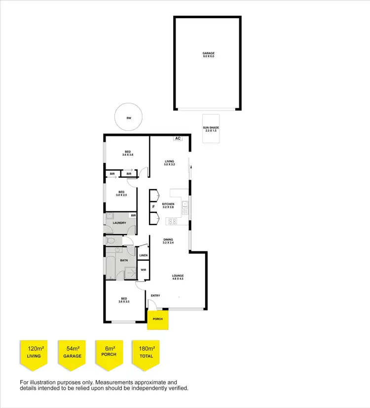 Floorplan of Homely house listing, 9 Manly Grove, Hayborough SA 5211
