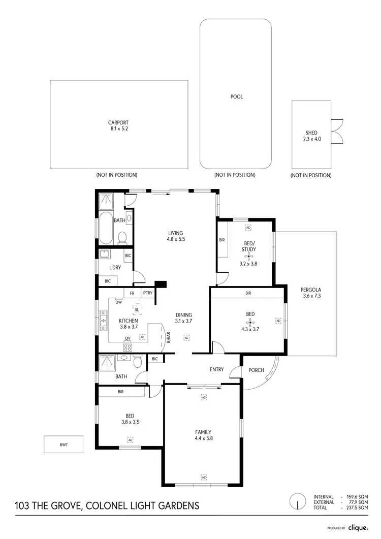 Floorplan of Homely house listing, 103 The Grove, Colonel Light Gardens SA 5041