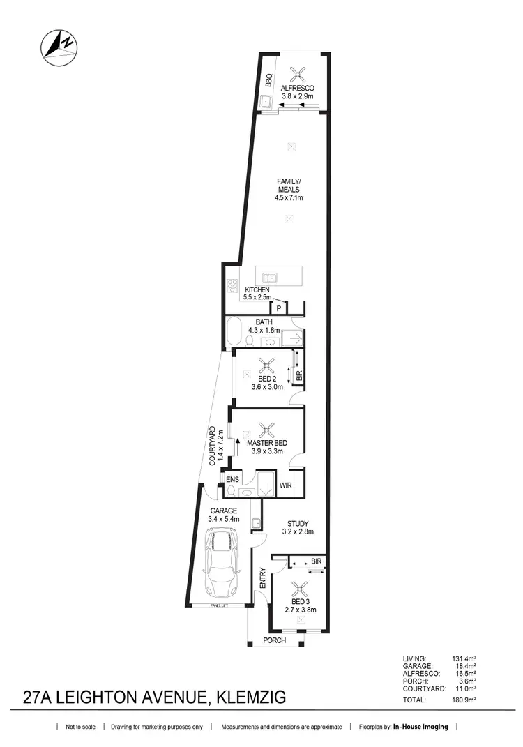 Floorplan of Homely house listing, 27A Leighton Avenue, Klemzig SA 5087