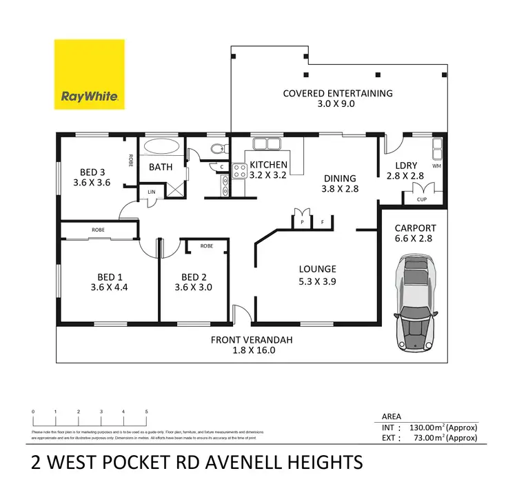 Floorplan of Homely house listing, 2 West Pocket, Avenell Heights QLD 4670
