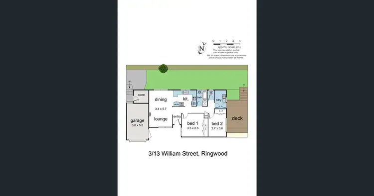 Floorplan of Homely house listing, 3/13 William Street, Ringwood VIC 3134