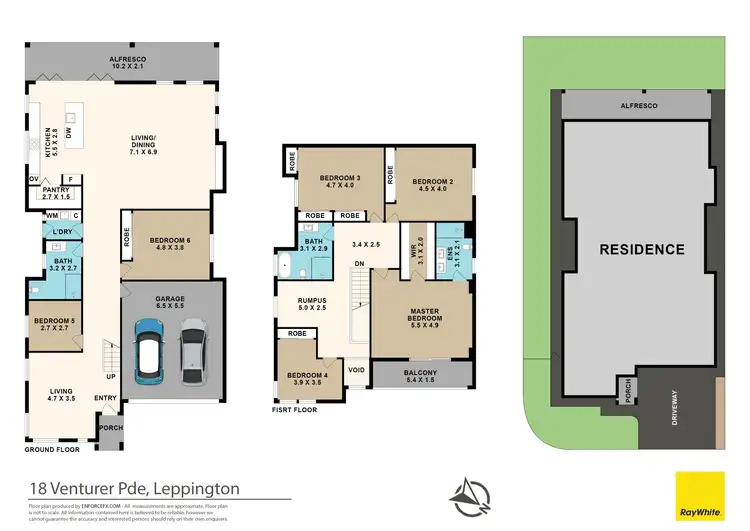 Floorplan of Homely house listing, 18 Venturer Parade, Leppington NSW 2179