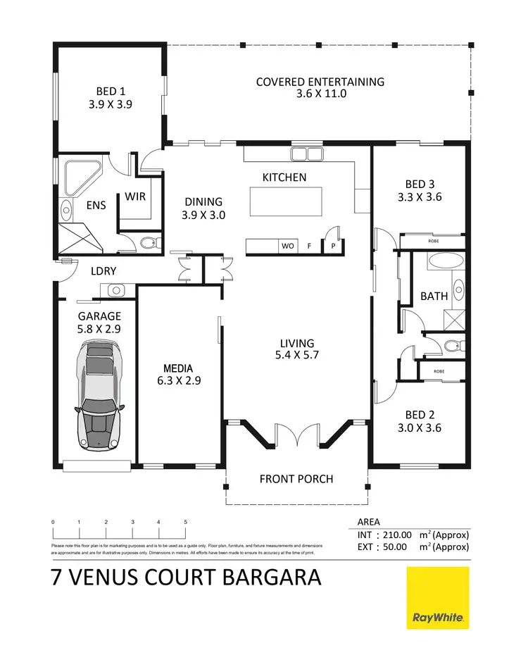 Floorplan of Homely house listing, 7 Venus Court, Bargara QLD 4670