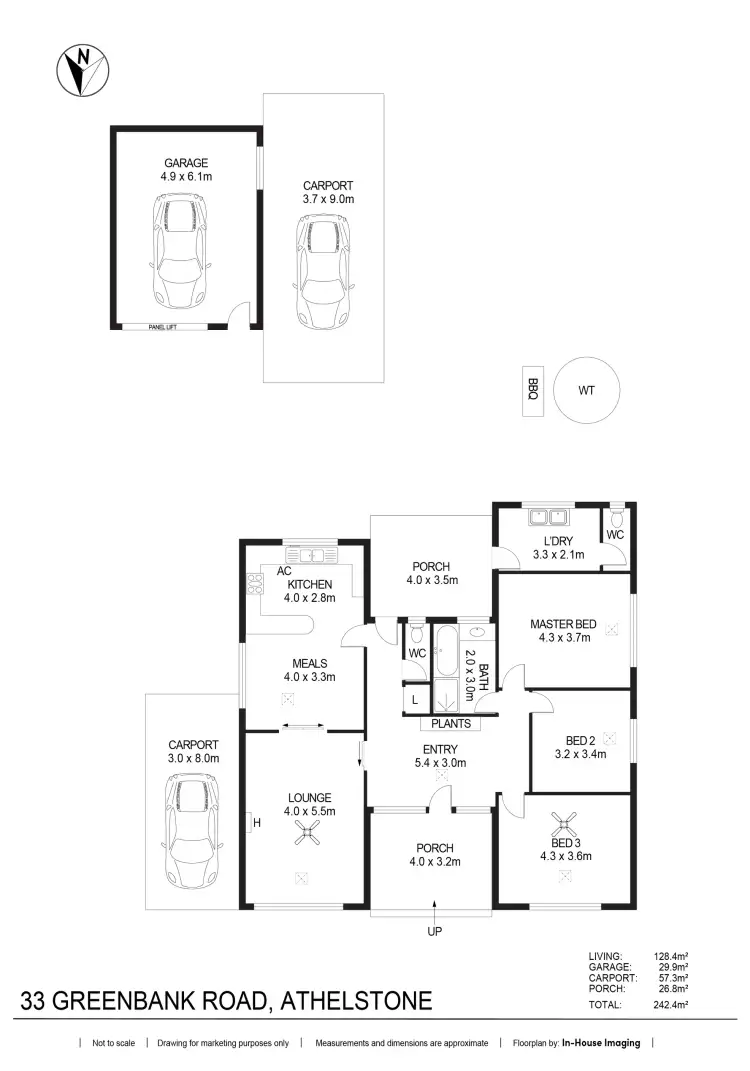 Floorplan of Homely house listing, 33 Greenbank Road, Athelstone SA 5076