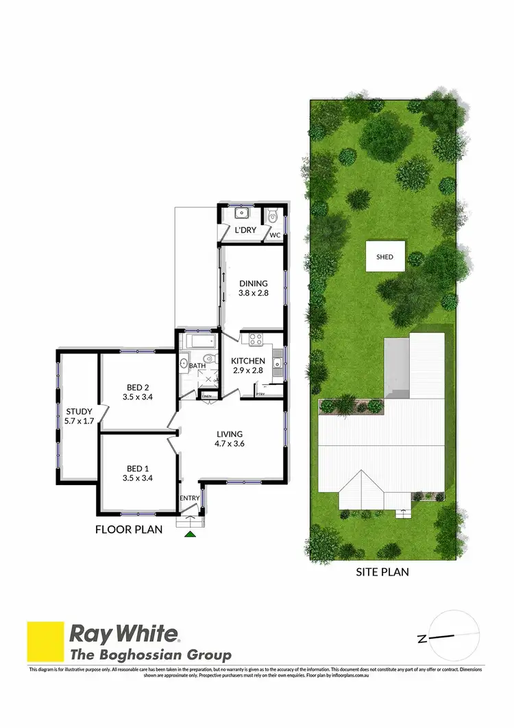 Floorplan of Homely house listing, 111 Karne Street North, Roselands NSW 2196