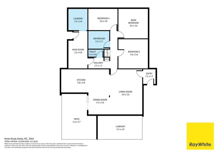 Floorplan of Homely rural property listing, 1731 Lowrie Road, Kotta VIC 3565