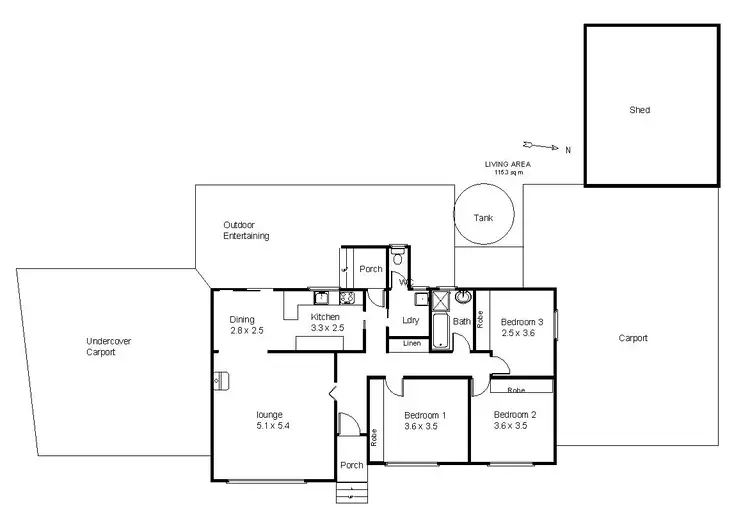 Floorplan of Homely house listing, 8 Westbrook Ave, Loxton SA