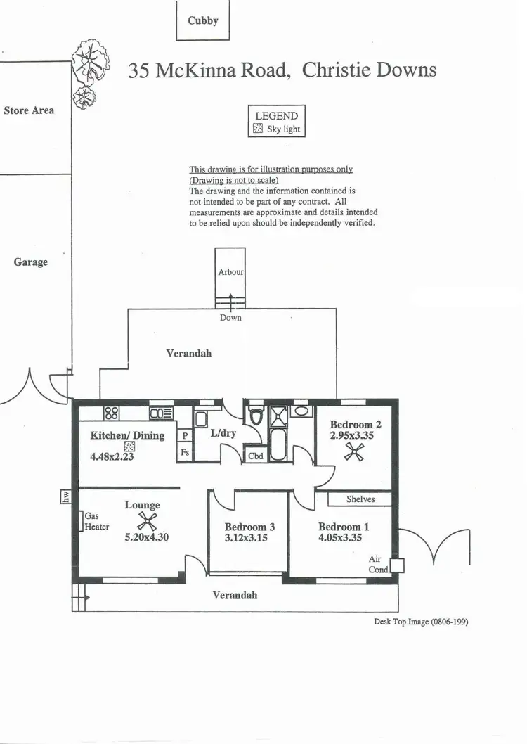 Floorplan of Homely house listing, 35 McKinna Rd, Christie Downs SA