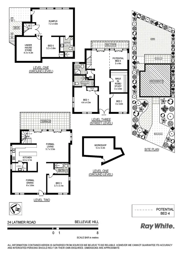 Floorplan of Homely house listing, 24 Latimer Rd, Bellevue Hill NSW