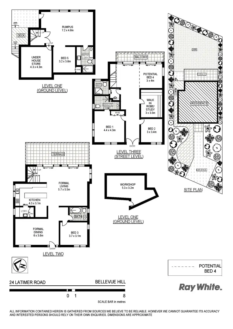 Floorplan of Homely house listing, 24 Latimer Rd, Bellevue Hill NSW